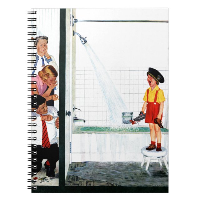 Caderno Espiral Cuba de transbordamento (Frente)