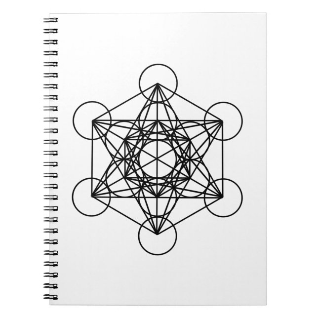 Caderno Espiral Cubo de Metatron (Frente)