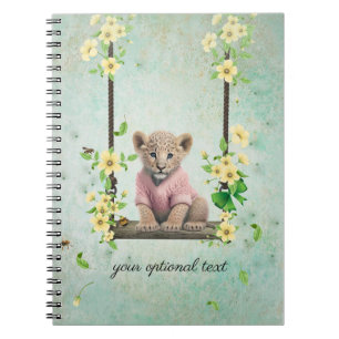 Caderno Espiral Cubo Leopard no notebook Swing Spiral