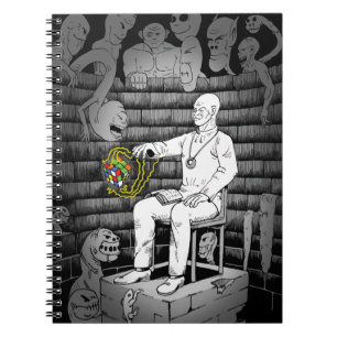 Caderno Espiral Cubo Mágico com Monstros