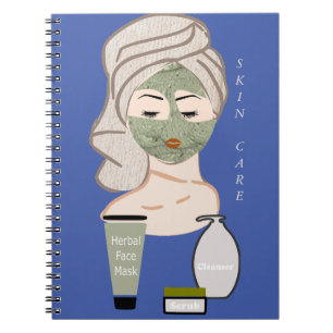 Caderno Espiral Cuidado com a Pele