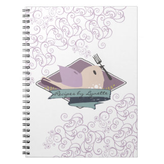 Caderno Espiral Culinária de cozinha de cozinha de pássaros