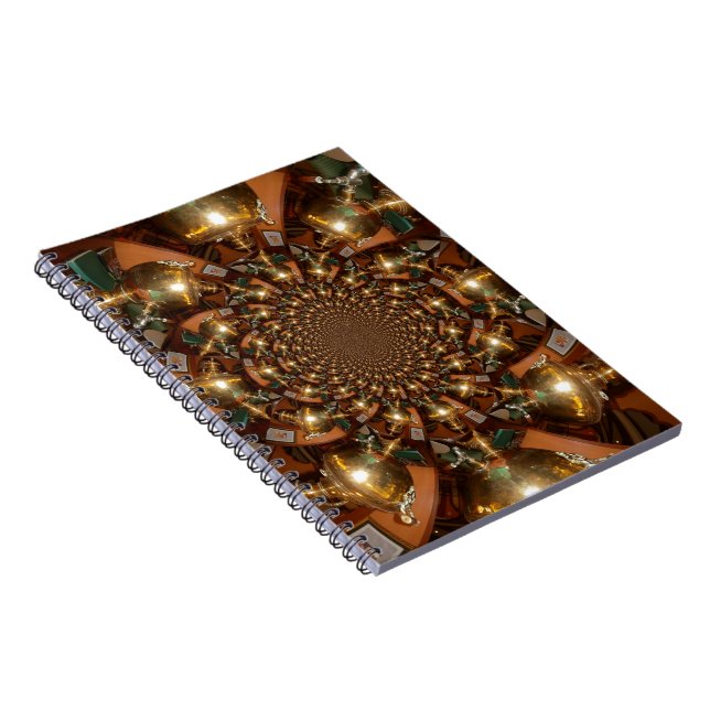 Caderno Espiral Cultura de prata e ouroElegante de chá - Vintage S (Lado Direito)