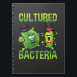 Caderno Espiral Cultura Microbiológica Bactérias Science Pun<br><div class="desc">Engraçado Presente de Microbiologia para Cientista. Cultura Microbiológica Bactérias Science Pun.</div>