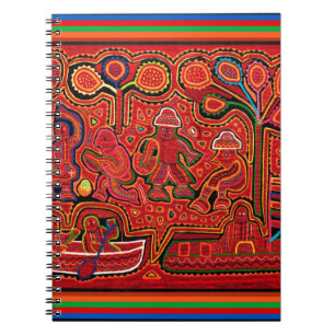 Caderno Espiral Cuna Indian Men in Cayucos