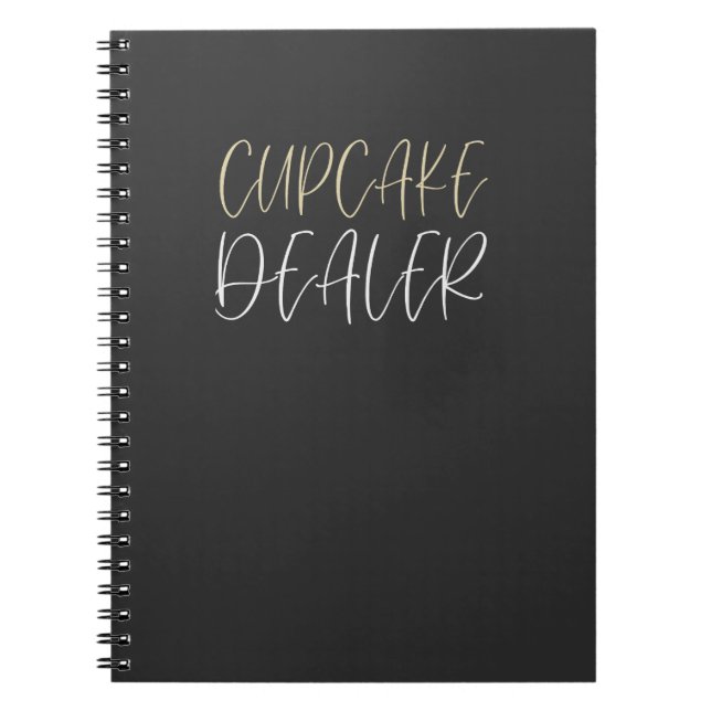 Caderno Espiral Cupcake Dealer (Frente)