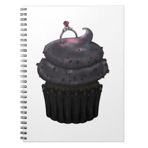 Caderno Espiral Cupcake Noivado doce