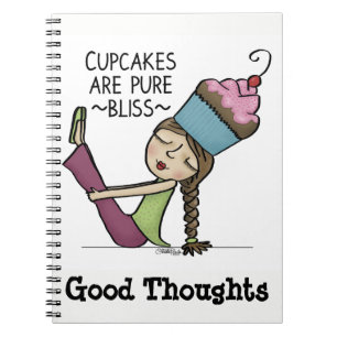 Caderno Espiral Cupcakes são pura felicidade