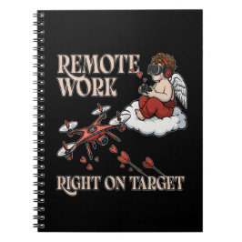 Caderno Espiral Cupid Remote Work, Valentine’s Day