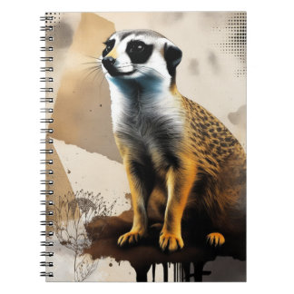 Caderno Espiral Curious Meerkat | Notebook Journal