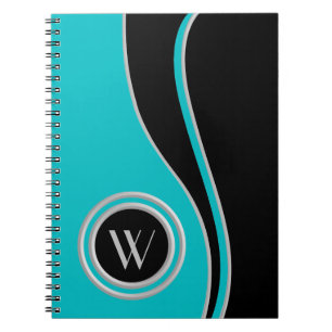 Caderno Espiral Curvas Modernas Duo Tom Monograma