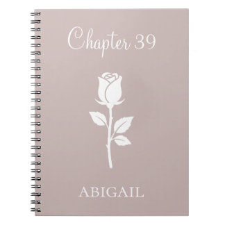 Caderno Espiral Custom New Chapter June Rose Birth Flower