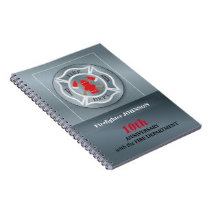 Caderno Espiral Customizável, aniversário com departamento dos