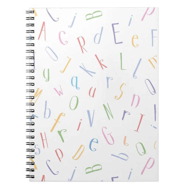 Caderno Espiral Cute ABC (Frente)