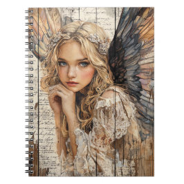 Caderno Espiral Cute Angel Spiral Notebook