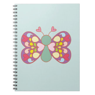 Caderno Espiral Cute butterfly