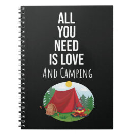 Caderno Espiral Cute Camping Gift Ideas Camper Outdoor Nature