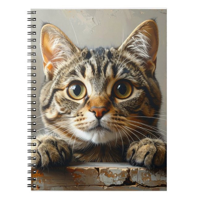 Caderno Espiral Cute cat (Frente)