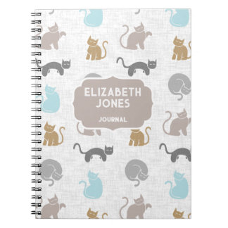 Caderno Espiral Cute Cats, Urban Color Palette