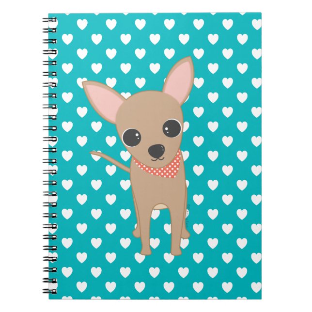 Caderno Espiral Cute Chihuahua (Frente)