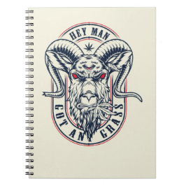 Caderno Espiral Cute Goat Notebook Pet Animal Farm Wildlife