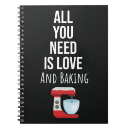 Caderno Espiral Cute Great Gifts For Bakers Baking Lover Bake