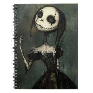 Caderno Espiral Cute Horror Girl Spiral Notebook – Valentine 