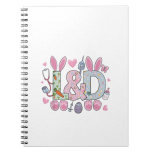 Caderno Espiral Cute L&D Enfermeira de Trabalho de Parto e Parto C