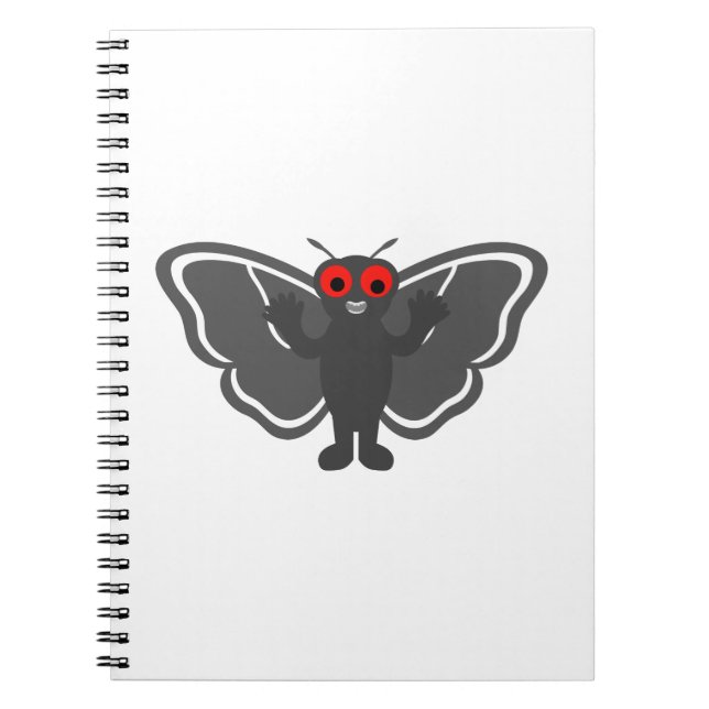 Caderno Espiral Cute Mothman (Frente)