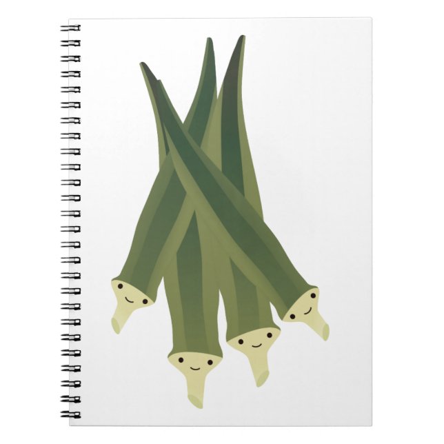 Caderno Espiral Cute Okra (Frente)