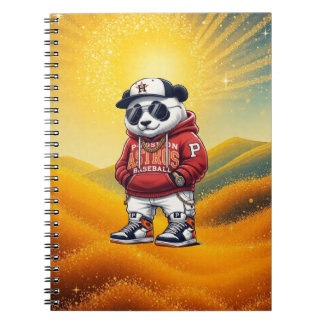 Caderno Espiral Cute Panda Fashion Style – Adorable Panda Outfit