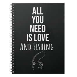 Caderno Espiral Cute Presents For Fishing Lovers Fisherman Angler