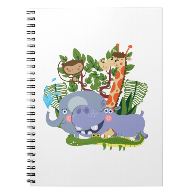 Caderno Espiral Cute Safari (Frente)