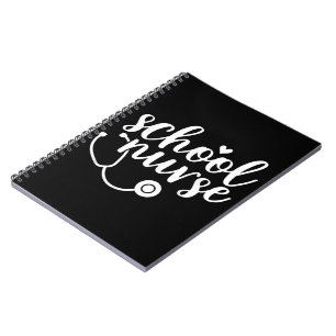Caderno Espiral Cute School Nurse Appreciation