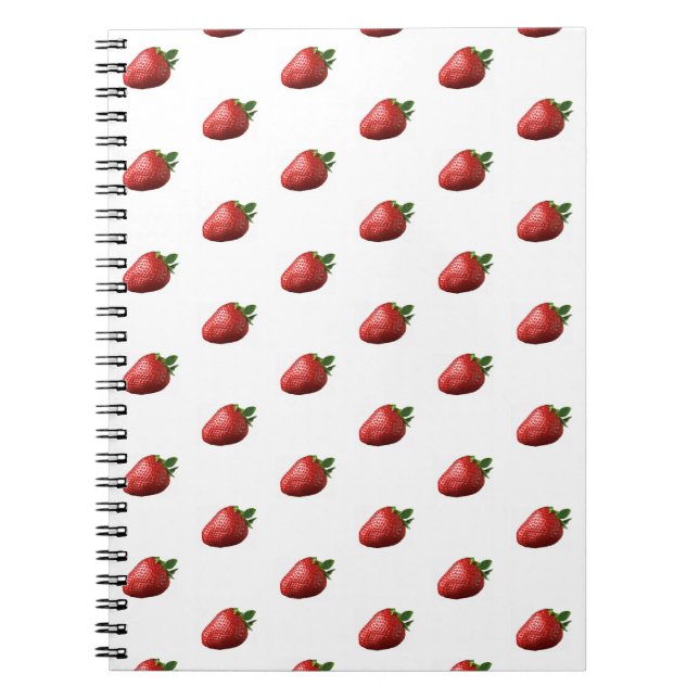 Caderno Espiral Cute Strawberry Fruit Spiral Notebook  (Frente)
