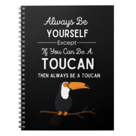 Caderno Espiral Cute Toucan Gifts Jungle Bird Exotic Rainforest