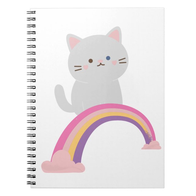 Caderno Espiral Cutie Kitten Cat (Frente)