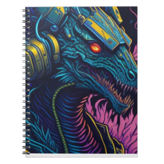 Caderno Espiral Cyber Dragon NoteBook