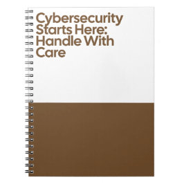 Caderno Espiral Cybersecurity Password Notebook