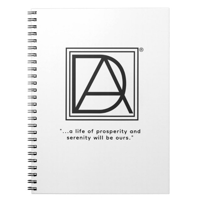 Caderno espiral D.A. (Frente)