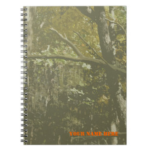 Caderno espiral da camuflagem