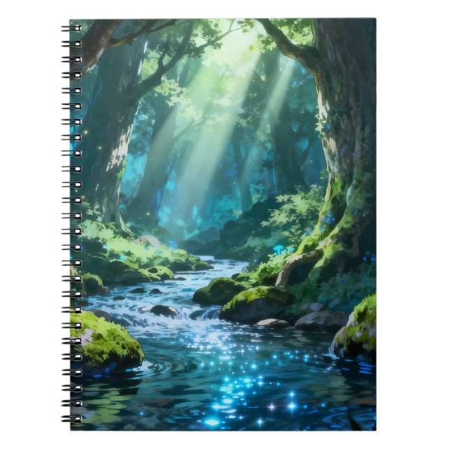 Caderno Espiral da Floresta Encantada (Frente)