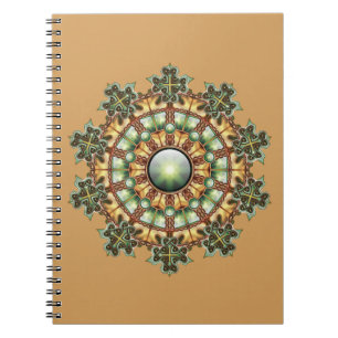 Caderno espiral da mandala #1