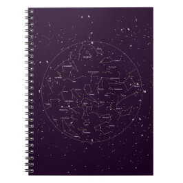 Caderno espiral da sensação | da constelação