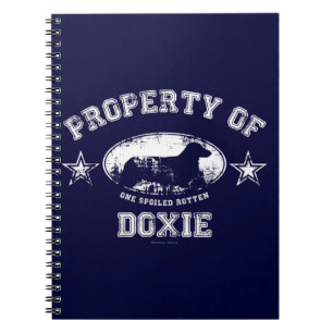 Caderno Espiral Dachshund [de cabelos compridos]