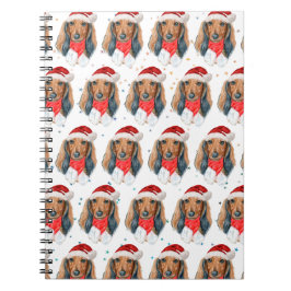 Caderno Espiral Dachshund Dog Breed Natal