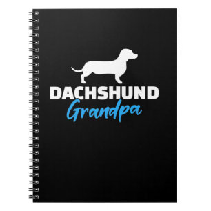 Caderno Espiral Dachshund Grandpa