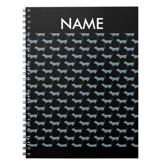 Caderno Espiral Dachshunds deliciosos (Frente)