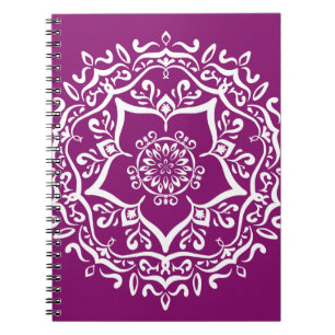 Caderno Espiral Dahlia Mandala