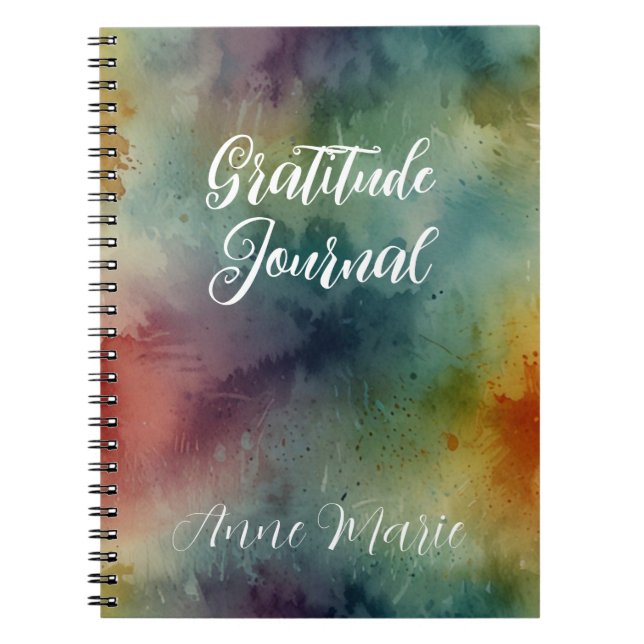 Caderno Espiral Daily Gratitude Journal | Mindful Reflection  (Frente)